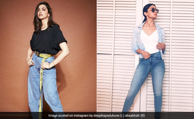 अगर आप भी अपने जीन्स लुक को बनाना चाहते हैं Cool तो दीपिका और आलिया की तरह करें स्टाइल