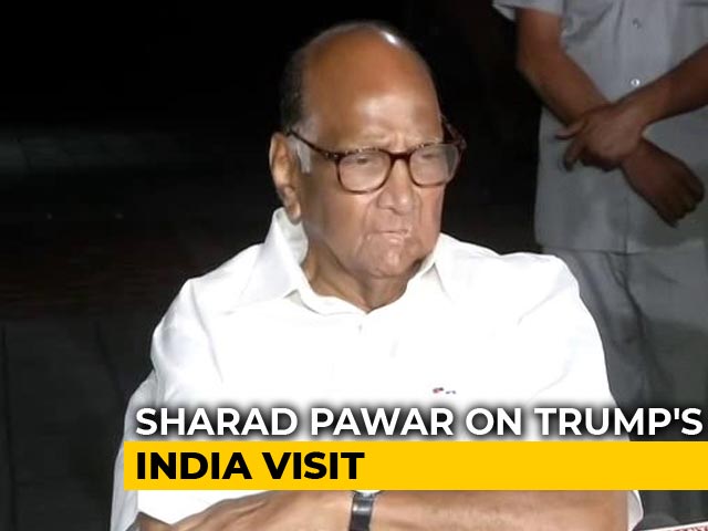 Sharad Pawar's Dig At Ahmedabad's Slum-Hiding Wall For Donald Trump Visit