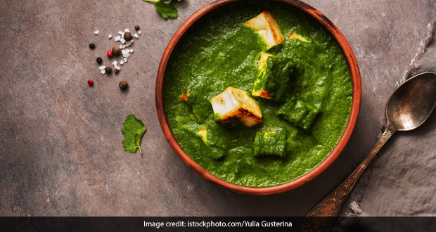 Calcium in paneer restricts the absorption of iron from the spinach making it an unfit combo