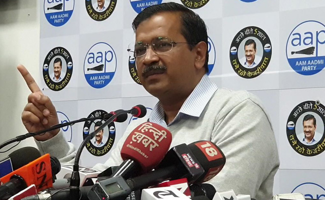 "No Fireworks," Orders Arvind Kejriwal As AAP Celebrates Election Victory
