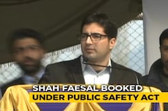 J&K Leader Shah Faesal Detained Under Stringent Public Safety Act J&K Leader Shah Faesal Detained Under Stringent Public Safety Act