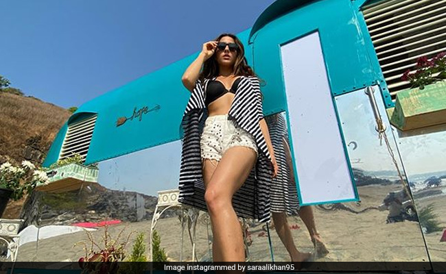 सारा अली खान ने शेयर की गोवा की तस्वीरें, नए अंदाज में नजर आईं एक्ट्रेस- देखें Photos