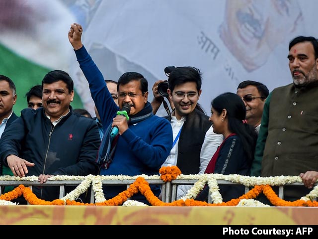 "I Love You," Arvind Kejriwal Tells Supporters After Big Delhi Win