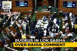 Chaos In Parliament Over Rahul Gandhi's "<i>Danda</i>" Comment On PM Modi Chaos In Parliament Over Rahul Gandhi's "<i>Danda</i>" Comment On PM Modi