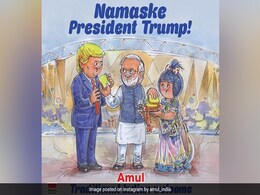 Amul ने ऐसे किया डोनाल्ड ट्रंप का स्वागत, डूडल में पीएम मोदी ने अपने हाथ से खिलाया ब्रेड-बटर Amul ने ऐसे किया डोनाल्ड ट्रंप का स्वागत, डूडल में पीएम मोदी ने अपने हाथ से खिलाया ब्रेड-बटर