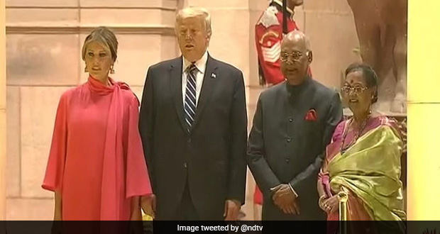 Donald Trump's Banquet Dinner Was A Melange Of Salmon, Aloo Tikki Chaat And More