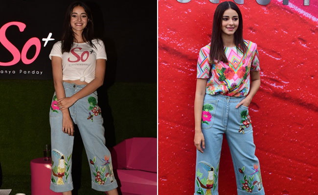 Ananya Panday Makes A Chic Case For Floral Jeans. You Should Too