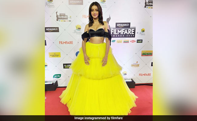 Ananya Panday Adds Sparks To The 65th Filmfare Awards In A Dazzling Outfit