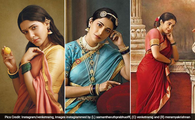 Samantha, Shruti Haasan, Ramya Krishnan Give Life To Raja Ravi Varma Paintings For 2020 Calendar