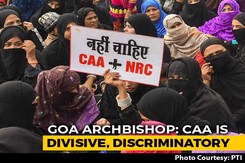 CAA Is "Divisive, Discriminatory", Revoke "Immediately": Goa Archbishop CAA Is "Divisive, Discriminatory", Revoke "Immediately": Goa Archbishop