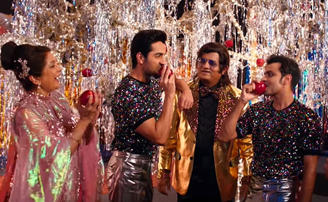 <i>Shubh Mangal Zyada Saavdhan</i> Song <i>Arey Pyaar Kar Le</i>: Ayushmann Khurrana, Jitendre Kumar, Neena Gupta And Gajraj Rao's Disco Dance Will Give You Retro Vibes