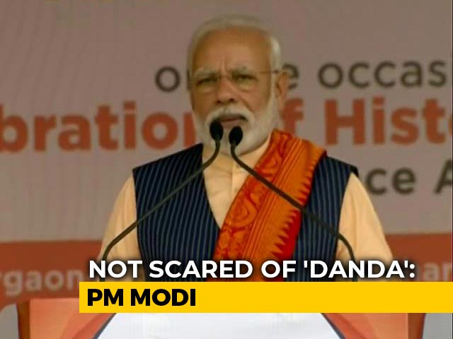 Again, PM Modi Invokes Rahul Gandhi's "Danda" Remark