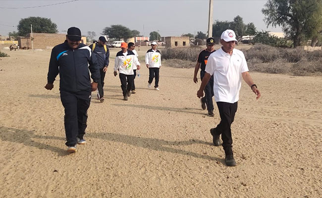 आईटीबीपी डीजी एसएस देसवाल ने 21 घंटों में 100 किलोमीटर का स्पीड मार्च किया पूरा