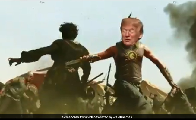 डोनाल्ड ट्रंप का 'बाहुबली' के अवतार में Video हुआ वायरल, तो अमेरिकी राष्ट्रपति ने Tweet कर यूं किया रिएक्ट