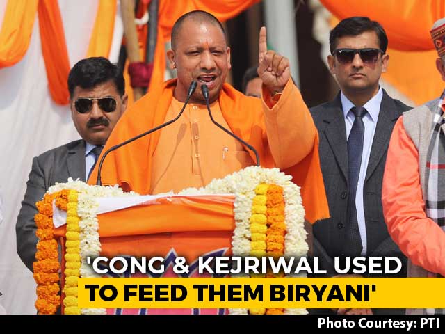 "<i>Goli</i> Not Biryani For Terrorists": Yogi Adityanath At First Delhi Rally