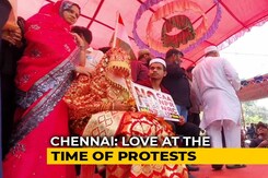 "CAA Should Be Repealed": Chennai Couple Gets Married At Protest "CAA Should Be Repealed": Chennai Couple Gets Married At Protest