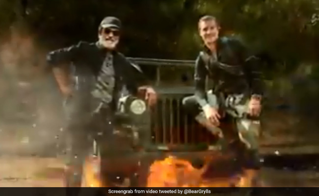 Bear Grylls Teases Rajinikanth's "Blockbuster TV Debut". Watch