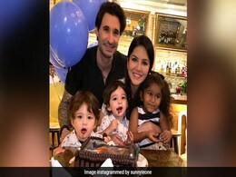 Sunny Leone's Twin Boys Celebrate Second Birthday With A Delicious Chocolate Cake Sunny Leone's Twin Boys Celebrate Second Birthday With A Delicious Chocolate Cake