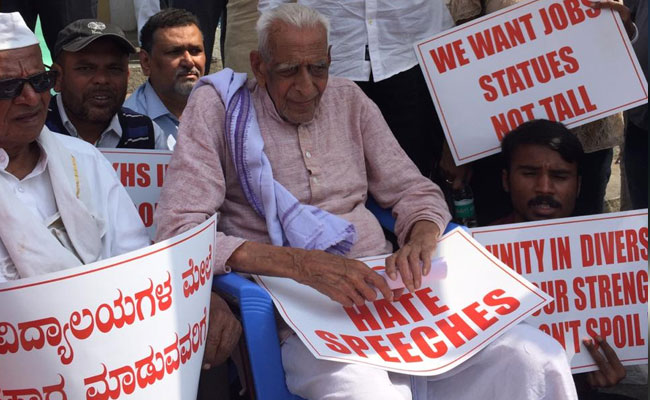 This 102-Year-Old Bengaluru Man Just Finished A 5-Day Protest Against CAA