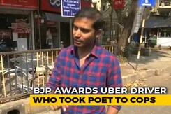 BJP's 'Award' For Driver Who Took Poet To Mumbai Cops Over CAA Chat BJP's 'Award' For Driver Who Took Poet To Mumbai Cops Over CAA Chat