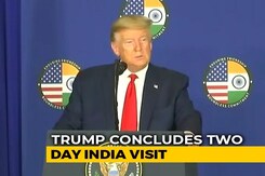Donald Trump Concludes India Visit, Emplanes For US Donald Trump Concludes India Visit, Emplanes For US