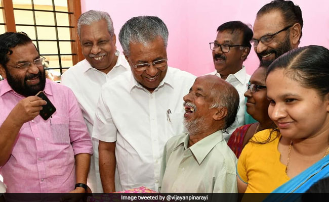 Pinarayi Vijayan Attends House Warming Hosted By Man With Disabilities