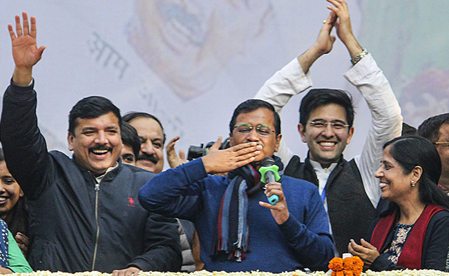 Arvind Kejriwal To Take Oath On Sunday. "Delhi Is Invited," Says AAP