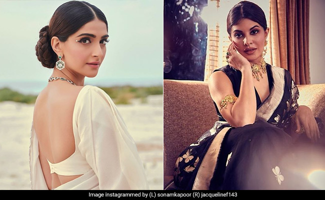 Sonam Kapoor To Jacqueline Fernandez, Chic <i>Saree</i> Looks For This Week