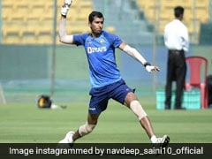 Bowler Navdeep Saini Shared His Superfood With Batsman Manish Pandey. Can You Guess What It Was? Bowler Navdeep Saini Shared His Superfood With Batsman Manish Pandey. Can You Guess What It Was?