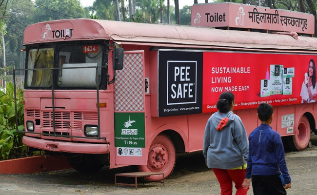 Washroom-On-Wheels: How A Pune Firm Is Turning Buses Into Women's Toilets