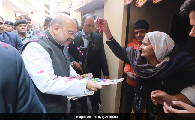 Amit Shah Doorsteps Delhi, 240 BJP MPs Do All-Nighters For Saturday Polls
