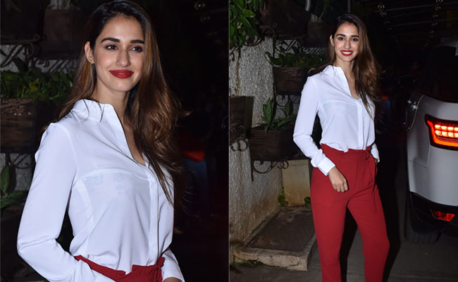 Disha Patani Sets The Vibe For Valentine's Day With Her Red Hot Look
