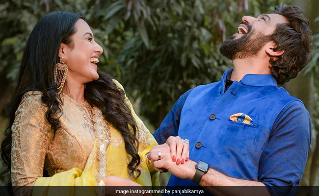 Inside Kamya Panjabi And Shalabh Dang's Engagement. See Pics