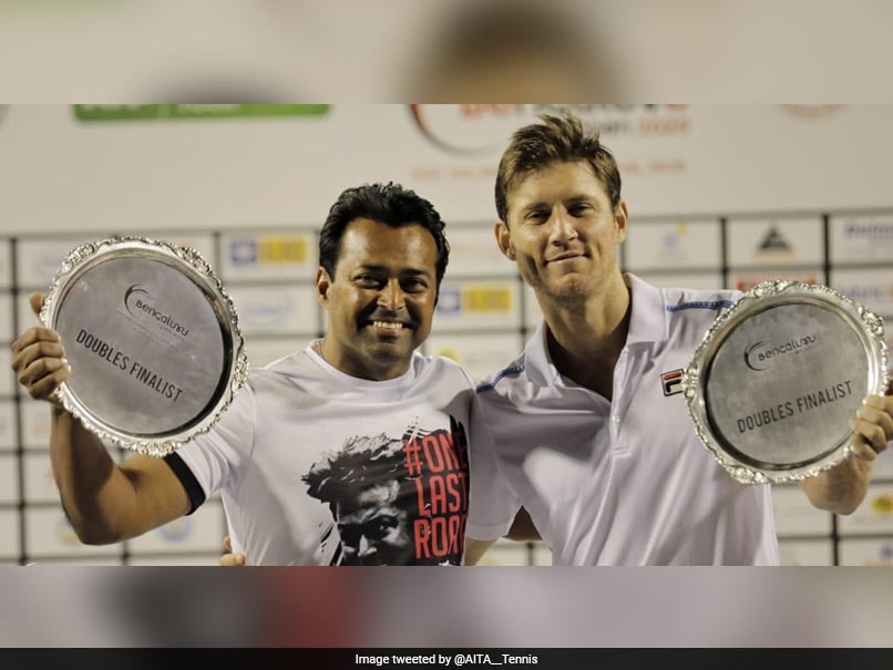 Leander Paes Finishes Second Best In His Last ATP Tour Match In India Leander Paes Finishes Second Best In His Last ATP Tour Match In India