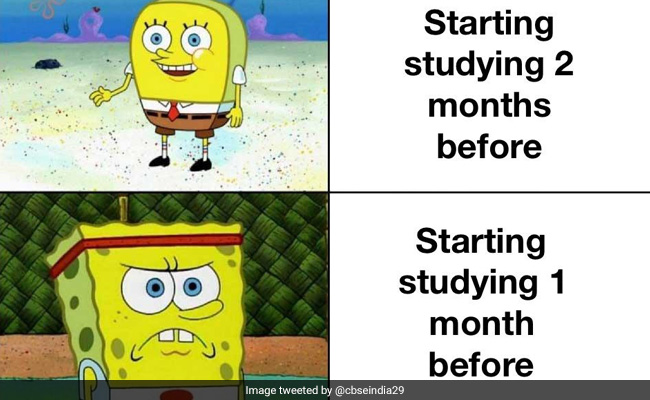 CBSE Board Exam 2020: परीक्षा के बीच सीबीएसई बोर्ड ने बनाए मजेदार मीम्‍स, भाग जाएगा स्‍टूडेंट्स का स्‍ट्रेस