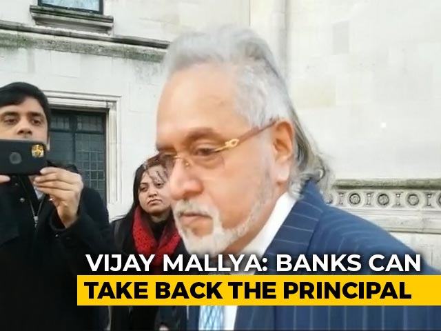 "Take Your Principal Back": Vijay Mallya To Banks Amid Extradition Trial
