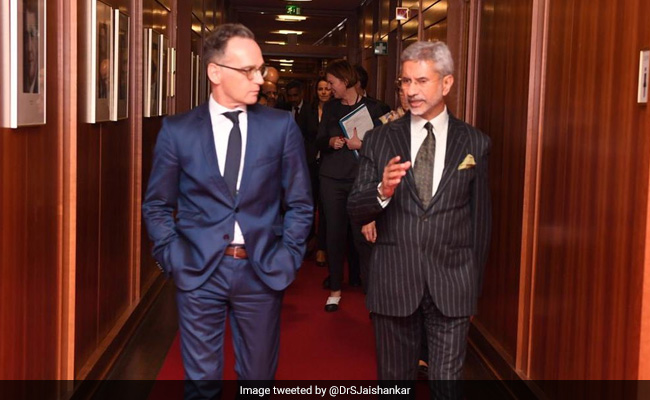 Foreign Minister S Jaishankar Meets German Counterpart Heiko Maas; Discusses Counter-Terrorism