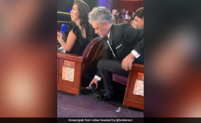 Oscars 2020: Viral - Taika Waititi Stashes Trophy Under Seat, Caught By Brie Larson