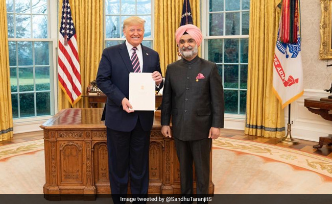 Donald Trump Welcomes India's New Ambassador To US