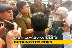 Magsaysay Award Winner Arrested On Way To Anti-CAA March In UP Magsaysay Award Winner Arrested On Way To Anti-CAA March In UP