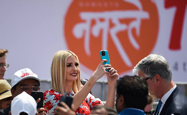 Ivanka Trump's One-Word Reaction To "<i>Namaste</i> Trump" Event