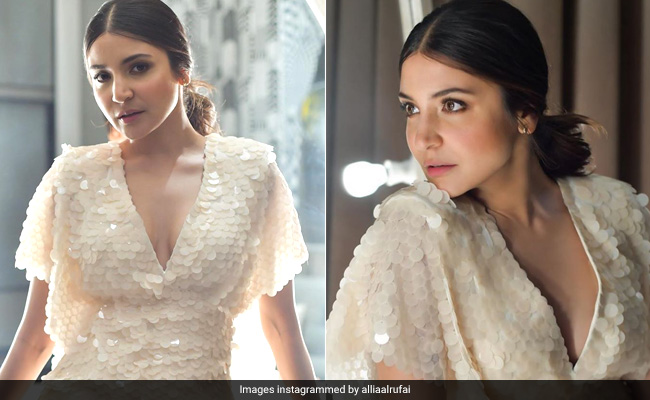 Anushka Sharma Channels Mermaid Vibes In A Chic Sequin Dress
