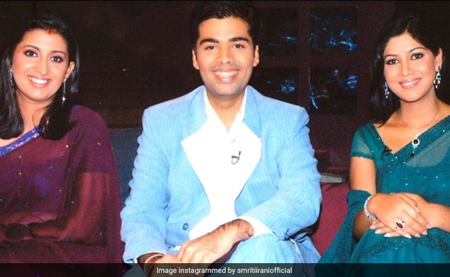 In Smriti Irani's Throwback, Both Tulsi and Parvati. No Wonder Karan Johar's Smiling