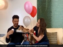 How Madhuri Dixit And Her Pet Pooch Made Sriram Nene's Birthday Extra Special How Madhuri Dixit And Her Pet Pooch Made Sriram Nene's Birthday Extra Special