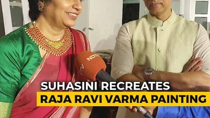 Suhasini Mani Ratnam Recreates Raja Ravi Varma's Paintings