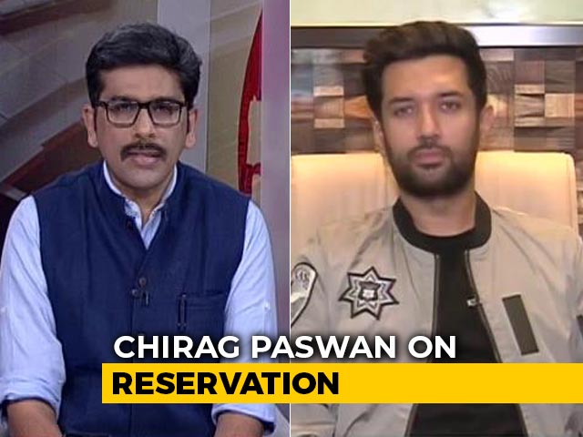 "No Review So Long As Social Inequality Exists": Chirag Paswan On Quota