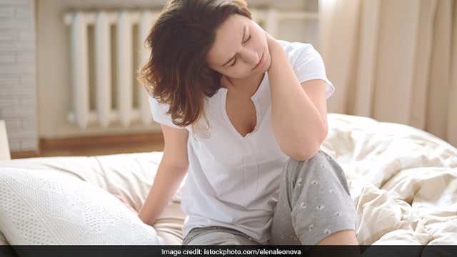 Neck pain can be a result of poor posture and uncontrolled stress