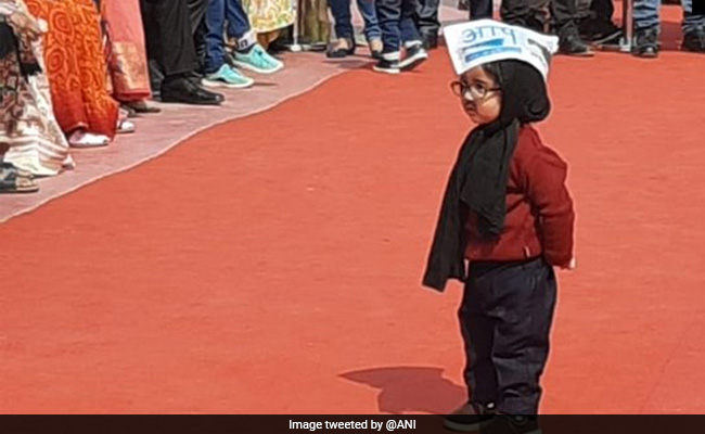 "Baby Mufflerman" A Special Invitee At Arvind Kejriwal Oath