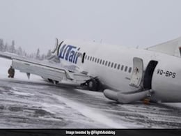 Utair Boeing Belly Lands In Russia After Gear Malfunction, All 100 Onboard Safe Utair Boeing Belly Lands In Russia After Gear Malfunction, All 100 Onboard Safe