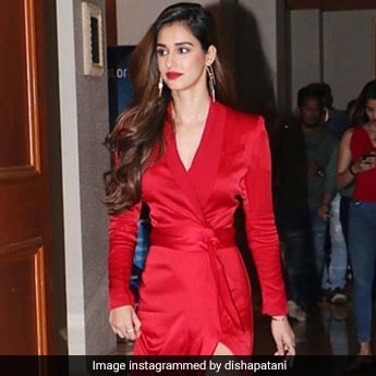 disha patani in red dress Disha Patani slayed in her red outfit look , [#DishaPatani #RedHot  #StyleStatement #BoldAndBeautiful #FashionGoals], [Disha Patani, red  outfit, bold look, glam style, celebrity fashion, Bollywood
